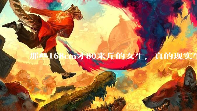 那些168cm才80来斤的女生，真的现实生活中好看吗?